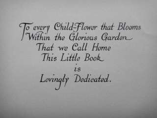 1910 antique FLOWER CHILDREN~elizabeth gordon,m.t.ross  
