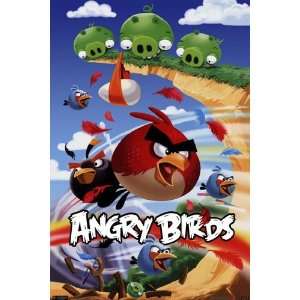  (22x34) Angry Birds Attack Video Game Poster Print: Home 