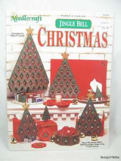 Jingle Bell Christmas Plastic Canvas Pattern Book ~ 9 Designs using 7 