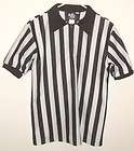 Black   white striped RyKel short sleeve referee jersey size S