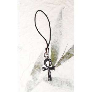  Egyptian Ankh Cell Phone Charm, Fine Pewter Everything 