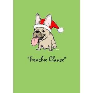  French Bulldog Christmas Greeting Card: Health & Personal 
