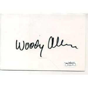  Woody Allen Annie Hall Director Signed Autograph JSA 