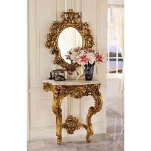   Madame Antoinette Wall Console Table and Salon Mirror