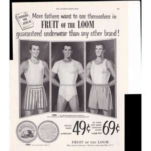  Fruit Of The Loom Mens Underwear 1953 Original Vintage 