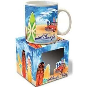  Hawaiian Coffee Mugs Surf N Ride 4 pack