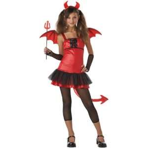  Tween Devil Girl Costume (Size:X Large 12 14): Toys 