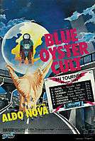 BLUE OYSTER CULT CONCERT POSTER Aldo Nova First Part  