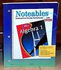 Algebra 1 Noteables with Foldables, Interactive Study Notebook by 
