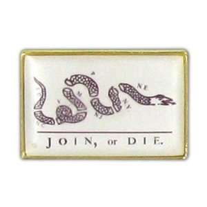  Join or Die Flag Lapel Pin Patio, Lawn & Garden