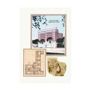  The Churchill Apartment Hotel 20x30 poster