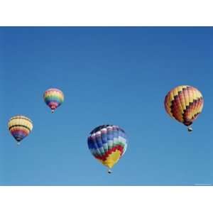  Colorful Hot Air Balloons in Sky, Albuquerque, New Mexico 
