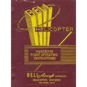  Bell Helicopter H 13 C Flight Manual Bell 47 D / H 13 B C 