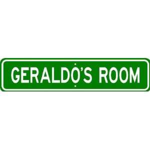  GERALDO ROOM SIGN   Personalized Gift Boy or Girl 