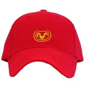 Apophis Symbol Embroidered Baseball Cap   Red Everything 
