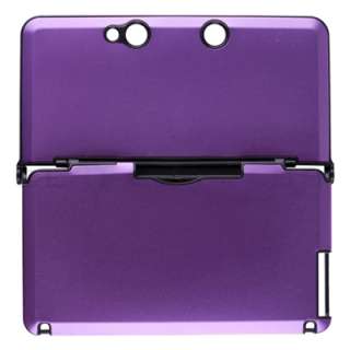 Purple Metallic Style Hard Case Cover For Nintendo 3DS  