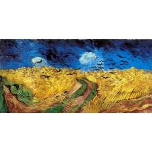 FRAMED oil paintings   Vincent Van Gogh   24 x 12 inches   Wheat Field 