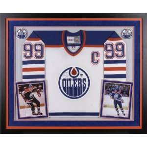  Wayne Gretzky Edmonton Oilers Deluxe Framed Autographed 