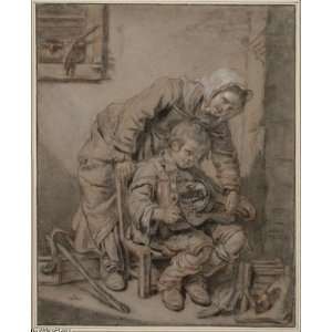  FRAMED oil paintings   Jean Baptiste Greuze   24 x 30 