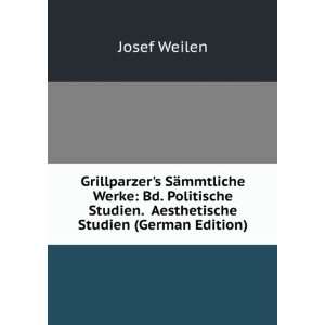  Grillparzers SÃ¤mmtliche Werke Bd. Politische Studien 
