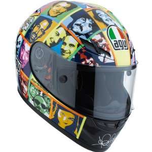 AGV GP TECH VALENTINO ROSSI FACES MOTORCYCLE FULL FACE STREET/RACE 