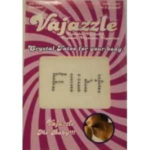 Bundle Vajazzle Flirt and Aloe Cadabra Organic Lube Lavender 2.5 Oz
