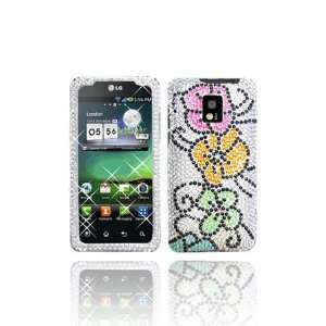 LG P999 T Mobile G2x Full Diamond Graphic Case   Hawaii Flower (Free 