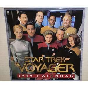  Star Trek Voyager Wall Calendar  1999