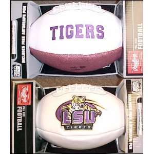  LSU Louisiana State Tigers Full Size Signature Embroidered Football 