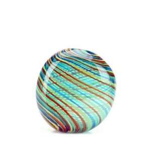  Design Glass Rainbow Pattern Circle Vase V66 LW18 