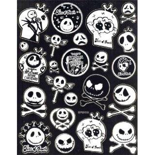   Before Christmas Jack Sally Disney Sticker Sheet SP113 ~ Kiss of Death