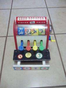   Fisher Price Cash Register FP 1960s/70s  USA CANADA