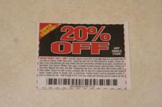 20% OFF LOWES,  COUPONS EXP MAY 2012  