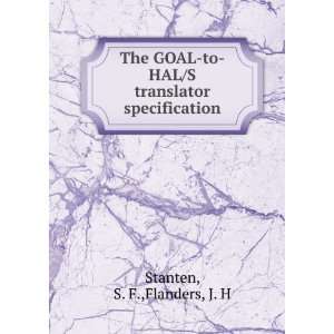   to HAL/S translator specification S. F.,Flanders, J. H Stanten Books