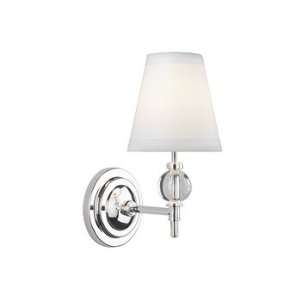 Robert Abbey 3314 Muse   Calliope Wall Sconce, Silver Finish with 