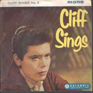  CLIFF SINGS NO 3 7 INCH (7 VINYL 45) UK COLUMBIA 1959 