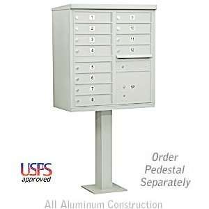  USPS 12 Door Standard Cluster Box Unit with A Size Doors 