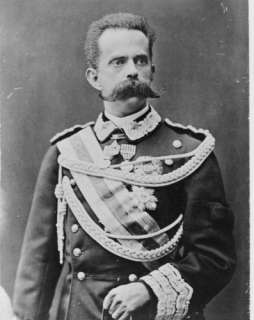 1800s photo Umberto I, King of Italy, half length  