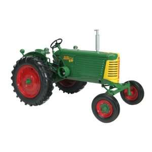   394 Green/Yellow 1/16 Scale Oliver 66 Row Crop Gas Wide Front Tractor
