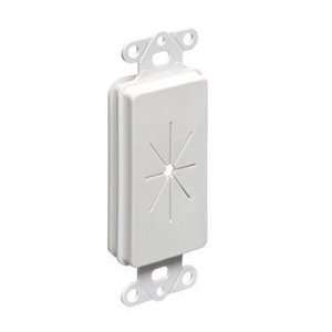   Nonmetalic Decora Style Wall Plate W/ Slotted Cover