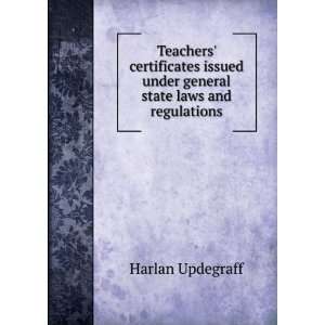   under general state laws and regulations Harlan Updegraff Books