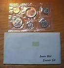 1982 Denver Mint Souvenir Set in blue envelope with 5 coins & mint 