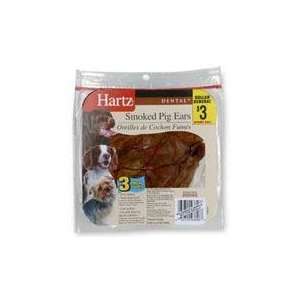  Hartz All Natural Smoked Pig Ears 2 Pack