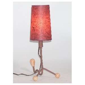  Quirky Iron Table Lamp with Rice Paper Shade: Home 