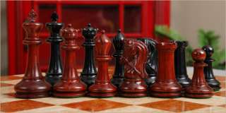 the sultan series prestige chessmen genuine ebony blood rosewood 4 4 