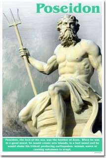Ancient Greece   Poseidon   Social Studies   NEW POSTER  