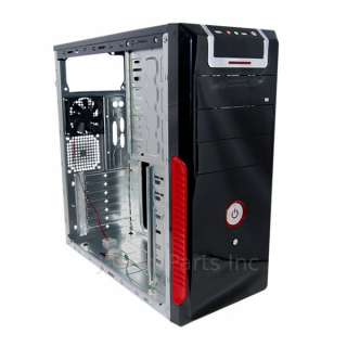 Inferno ATX Mid Tower Steel Gaming Computer Case, Red/Black [INF 33 06 