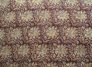 Kalamkari, Hand Block Print, Cotton Fabric. 2½ Yards  