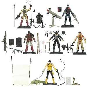  G.I. Joe Pursuit of Cobra Action Figures Wave 6 Set Toys 