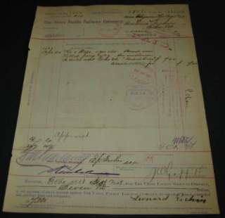 1889 U.P. RAILWAY Document   Cattle CLAIM   ECHO Utah  
